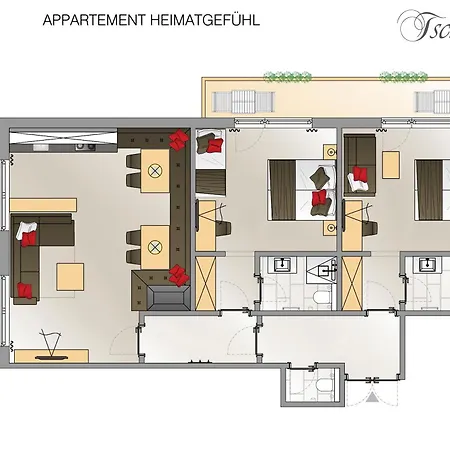 Tschallener Appartement Ried im Oberinntal